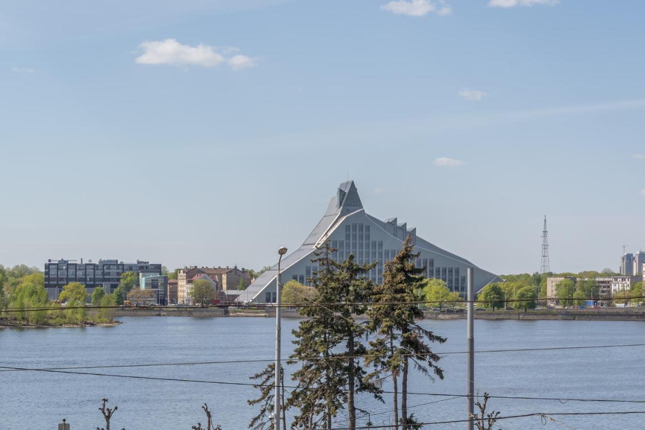 Cosy Studio With River View Rīga Exterior foto
